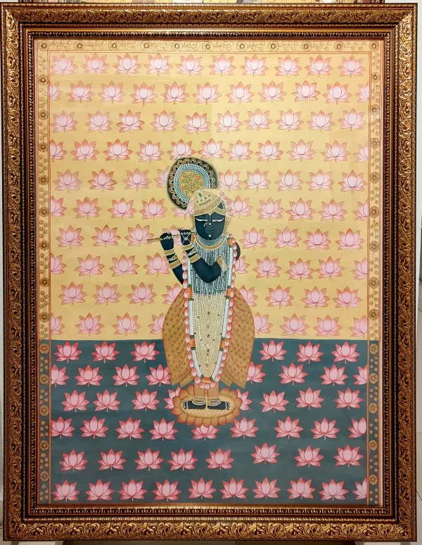 God Shri Nath Ji With Lotus flower